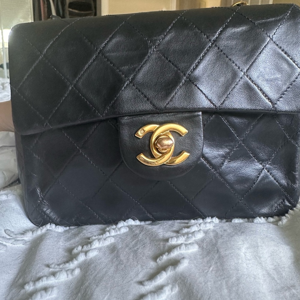 Chanel Classic Black Quilted Shoulder Bag